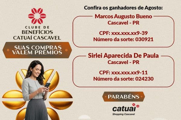 Clube de beneficios mes de setembro