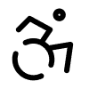 Ícone de cadeira de rodas